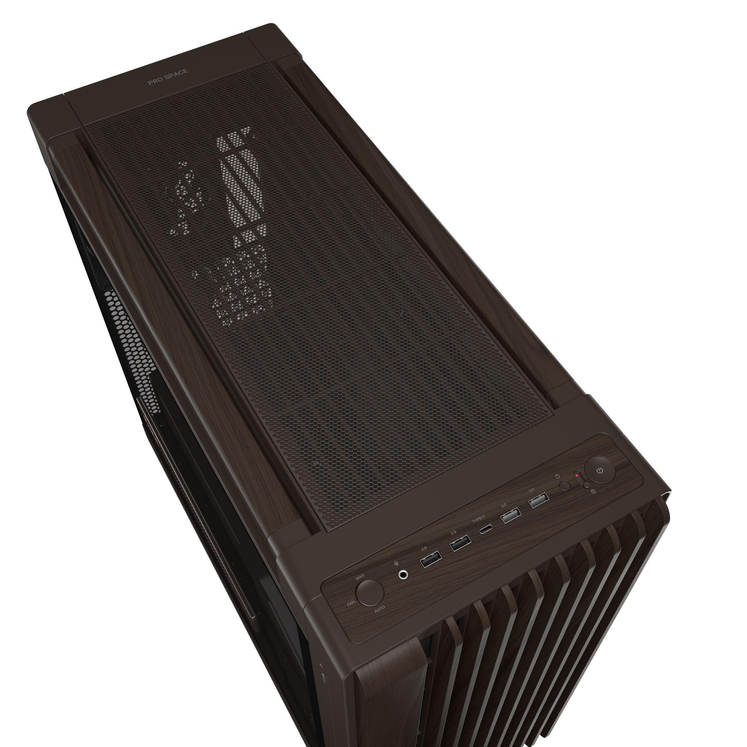 Caixa de Computador ASUS ProArt PA602 Wood Edition (Midi Tower - 18,5 cm - 44 cm - Castanho) — miniatura 5
