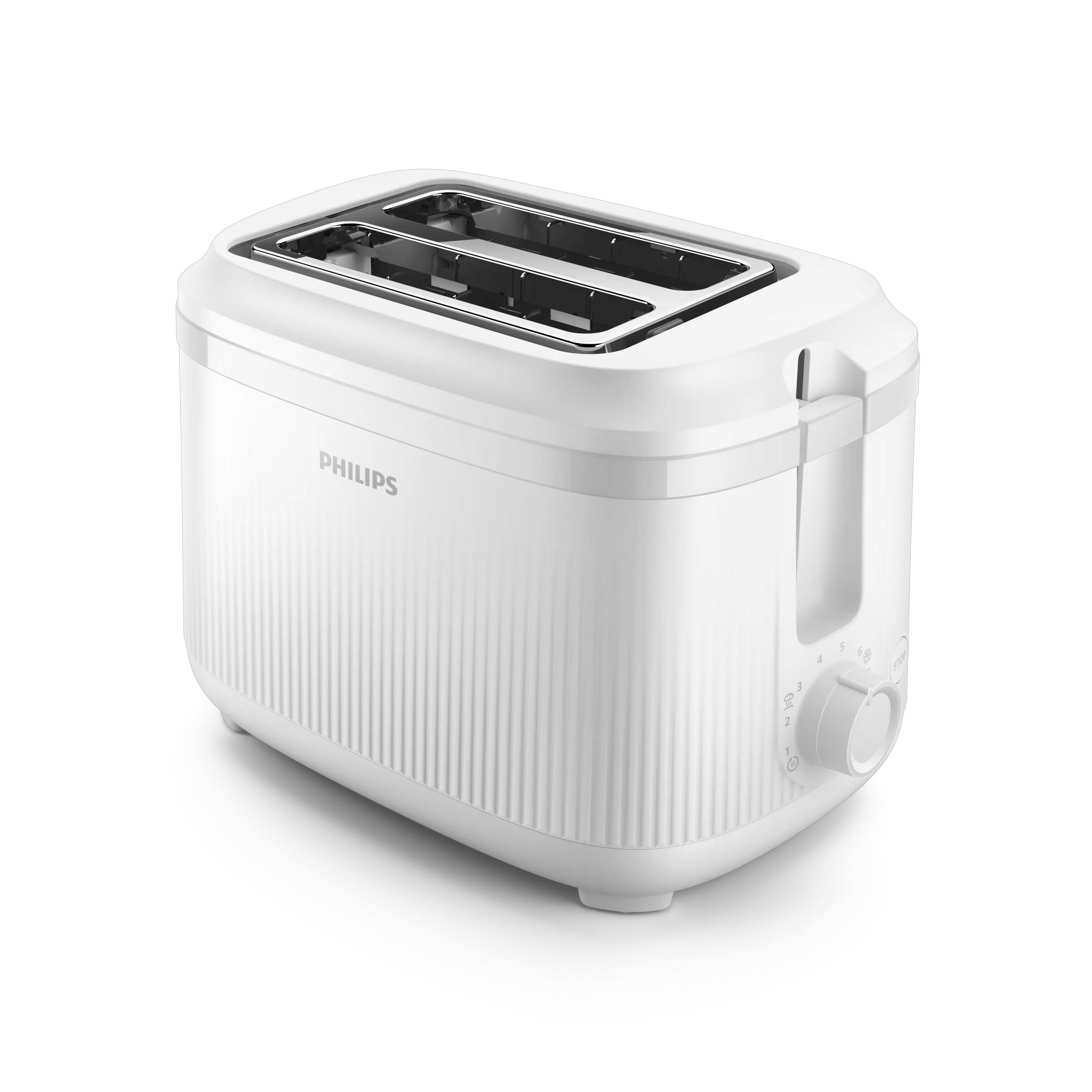Torradeira PHILIPS 3000 Series HD2511/00 (760 W - 2 fatias - Metal - Branco)