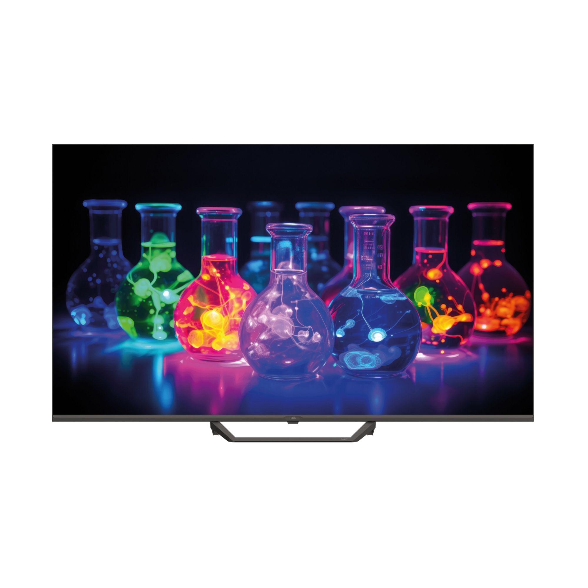 Televisão HAIER TV H65S80EUX (65" - 4K Ultra HD QLED - Google TV - Preto)