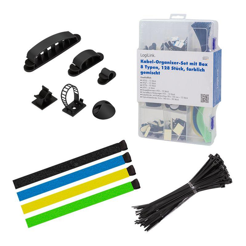 Conjunto Organizador de Cabos LOGILINK KAB0084 (Multicor) — miniatura 4