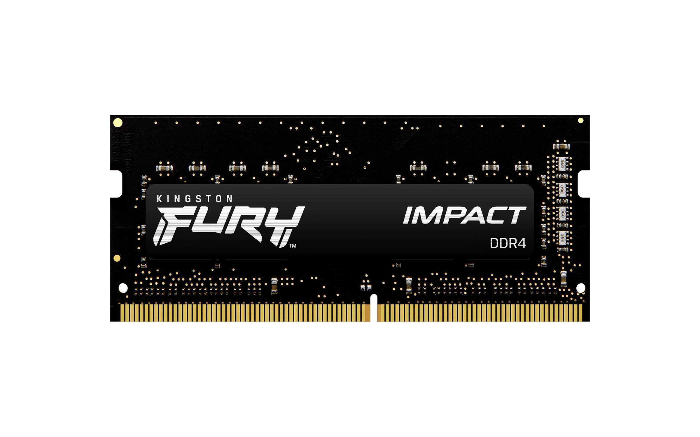 Memória RAM KINGSTON FURY Impact KF432S20IB/8 (3200 MHz - 8 GB - SO-DIMM) — miniatura 2