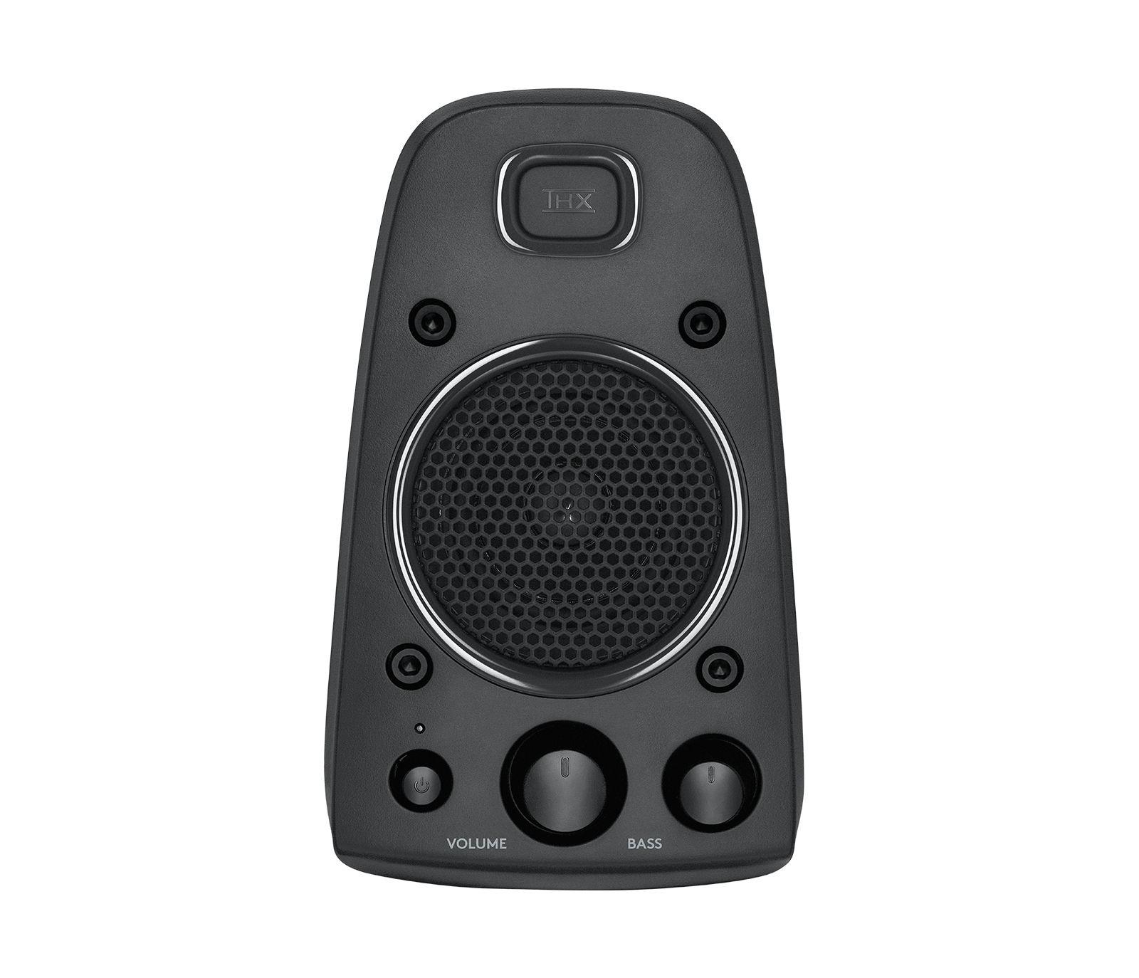 Colunas LOGITECH Z625 (Com fios - 200 W - 2.1 canais - Preto)