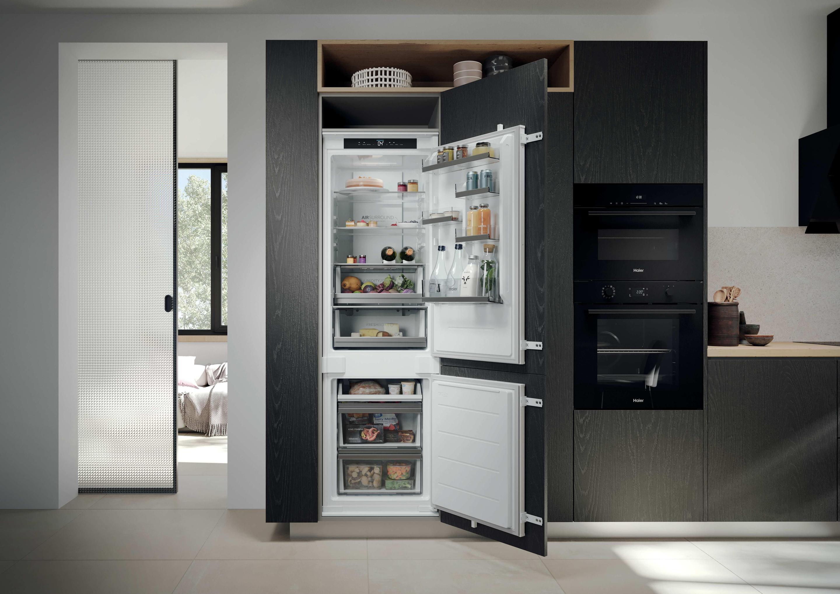 Frigorífico Combinado Encastre HAIER HBQW5518E (251 l - hOn - 177,2x54x55 cm - Não aplicável) — miniatura 8