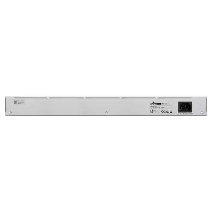 Switch Gerido UBIQUITI UniFi USW-24-POE (Gigabit Ethernet - 52 Gbit/s - L2/L3 - Prateado) — miniatura 6