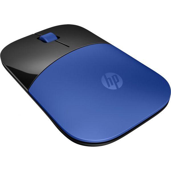Rato HP Z3700 (Ambidestro - 1200 DPI - Óptico - Preto e Azul) — miniatura 2