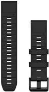 Bracelete GARMIN QuickFit 22 mm (Resistente à água - Preto - Silicone - Preto)