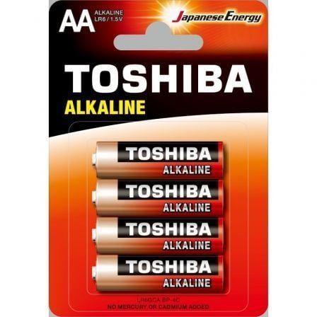 Pilhas Alcalinas TOSHIBA LR6GCP/BP-4 (Multicor)