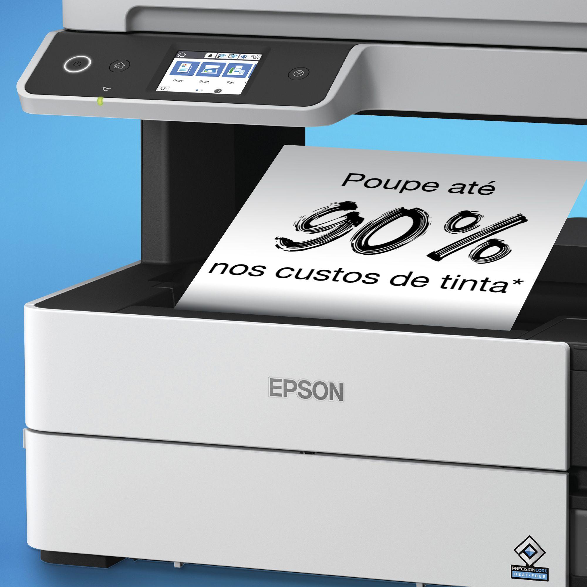 Impressora Multifunções EPSON EcoTank ET-M3180 (A4 - Impressão a preto e branco - 250 folhas - Preto e Branco), miniatura 10
