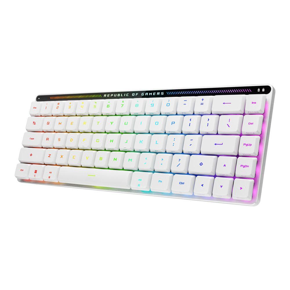 Teclado ASUS ROG Falchion RX Low Profile (QWERTY ES - ROG RX Red - 65% - Branco)