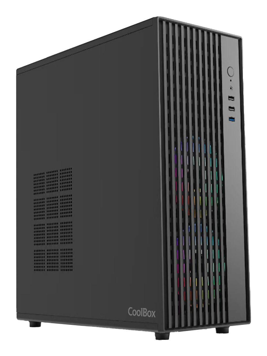 Caixa ATX COOLBOX A850 Semitorre (ATX, Micro ATX, Mini-ITX - Semitorre - SPCC - Preto)