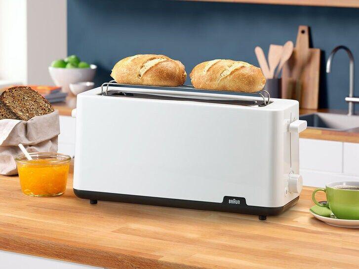 Torradeira BRAUN HT 1110 WH (1030 W - Plástico - Branco), miniatura 5