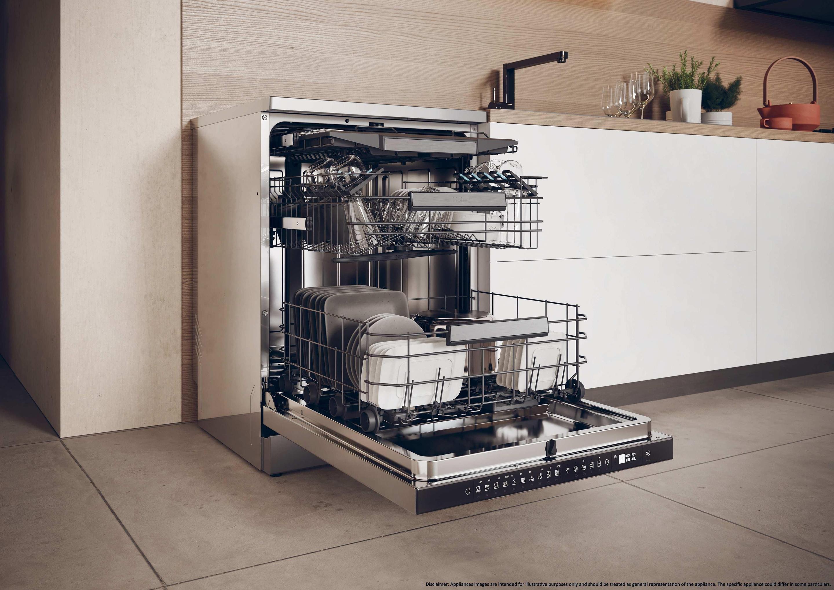Máquina de Lavar Loiça Independente HAIER XF5C4M1X (15 talheres - C - 9,5 l - Inox), miniatura 13
