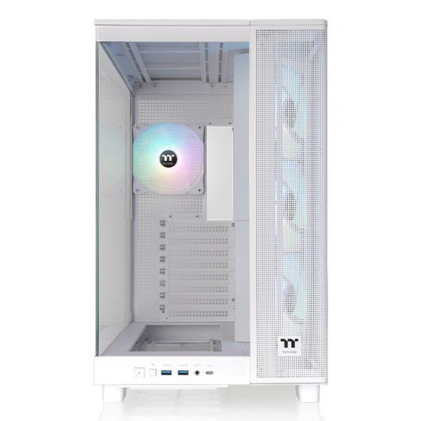 Caixa PC THERMALTAKE View 380 XL TG ARGB (ATX, micro ATX, Mini-ITX - PS2 - 2.5" - Branco) — miniatura 2