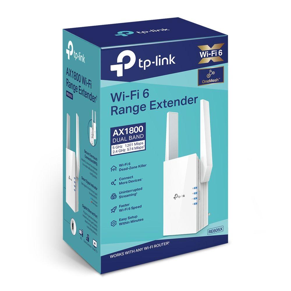 Repetidor Wi-Fi TP-LINK RE605X (1200 Mbit/s - Dual-band - 1 unidade - Branco), miniatura 4