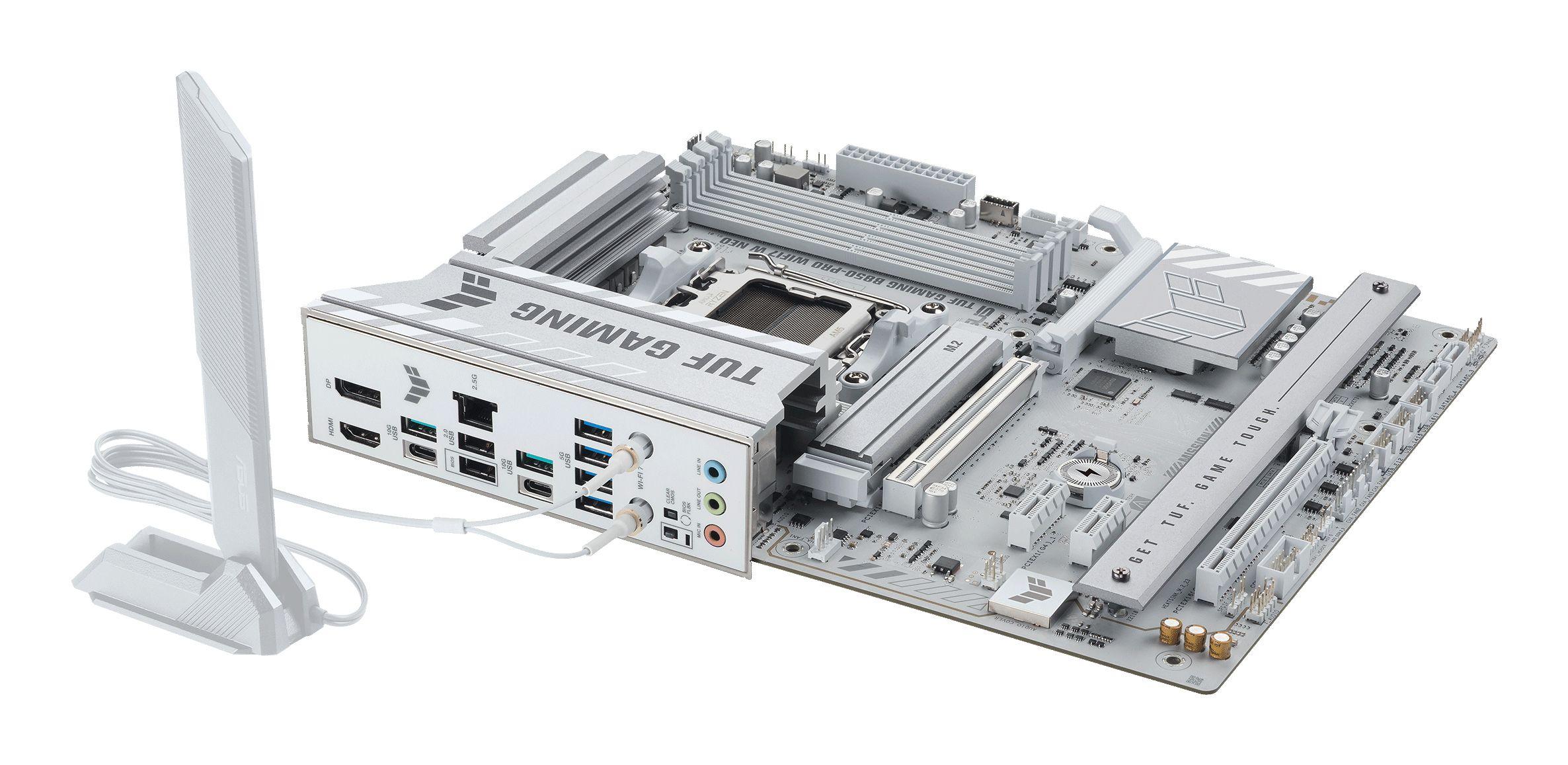 Motherboard ASUS TUF GAMING B850-PRO WIFI7 W NEO (AM5 - ATX - Duplo canal - Branco), miniatura 7