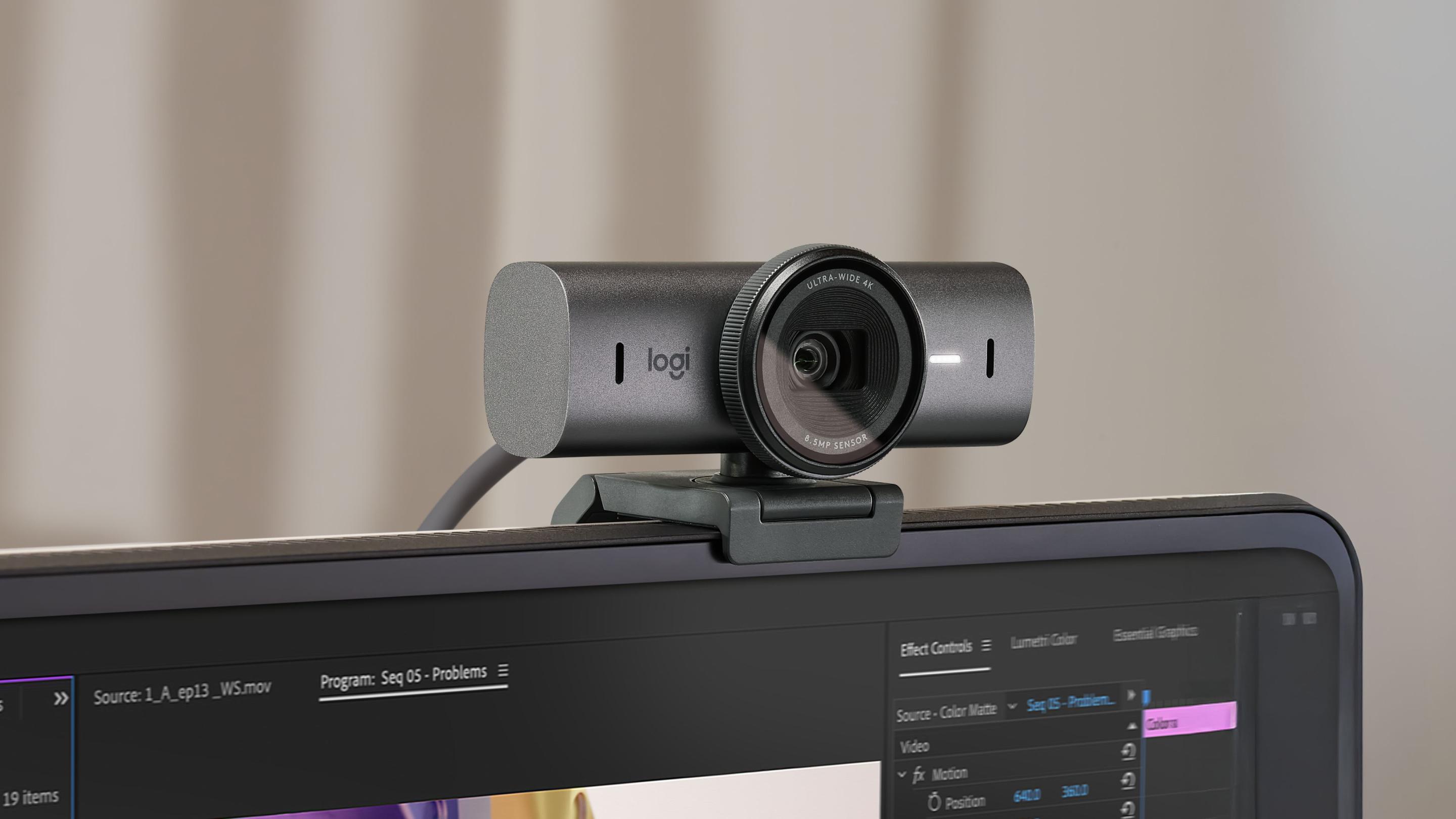 Câmara Web LOGITECH MX Brio (4K Ultra HD - 30 fps - 3840 x 2160 pixels - Grafite) — miniatura 3