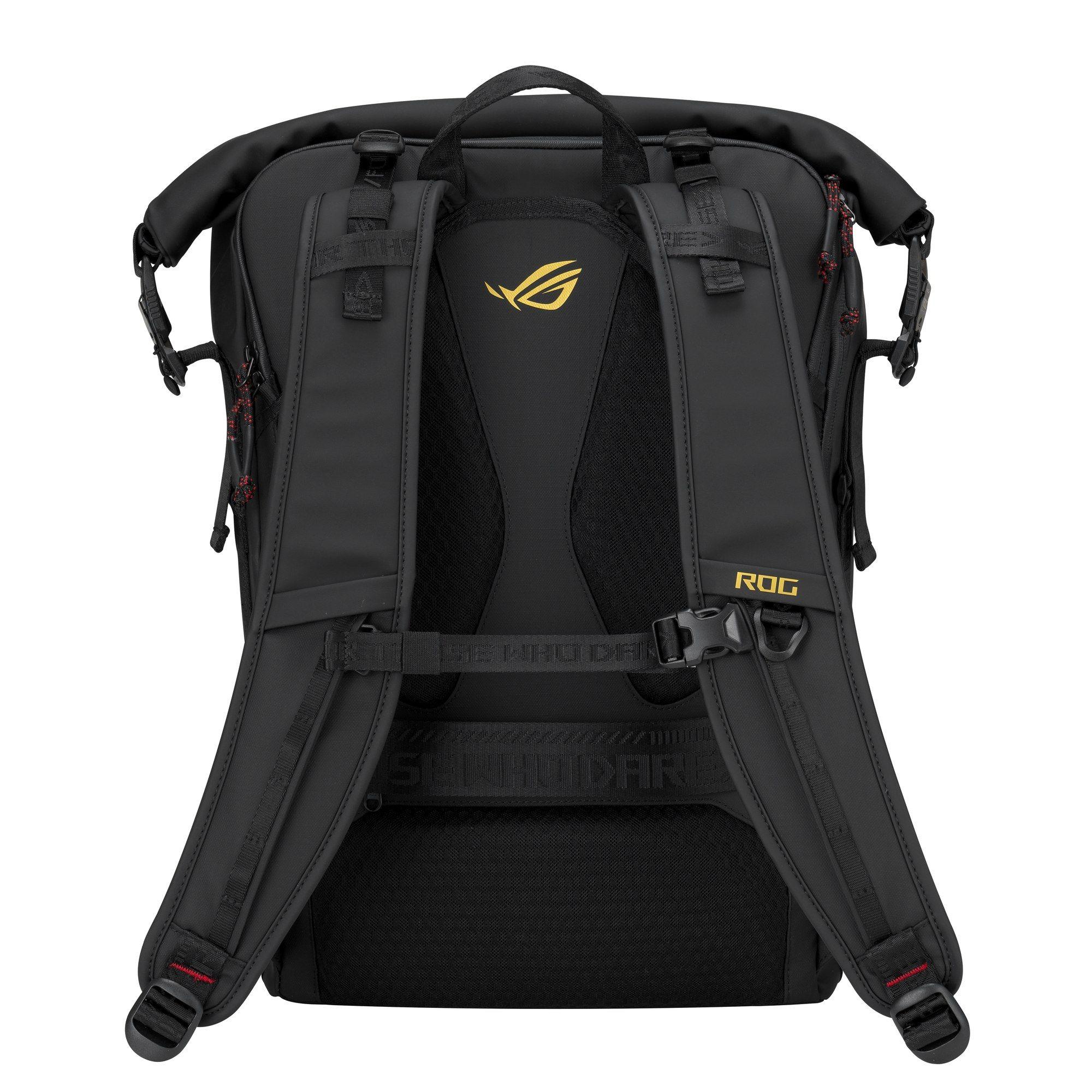 Mochila ASUS ROG SLASH Backpack Edition 20 BP3802 (26 L - Poliéster, Couro PU - 45,7 cm - Preto) — miniatura 9