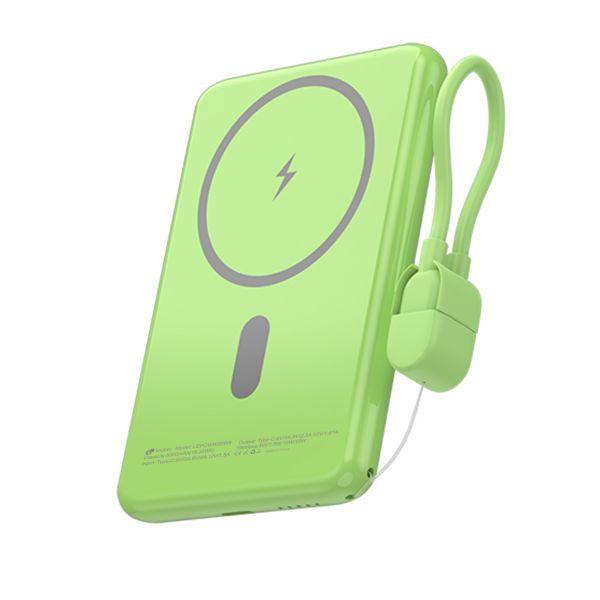 Powerbank LEOTEC LEPOWW20W5G (USB Tipo-C - Universal - USB - Verde) — miniatura 3