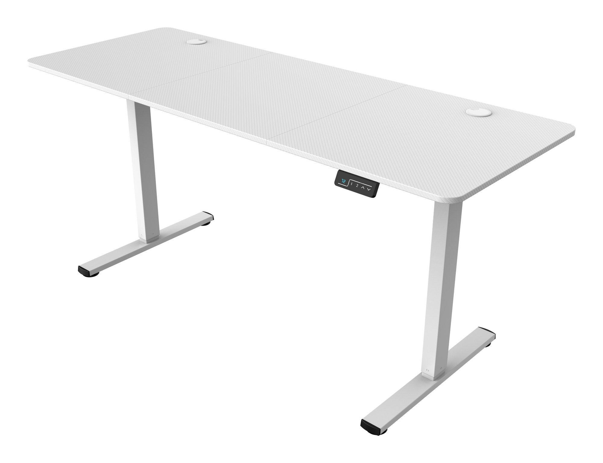 Secretária Gaming Elétrica MARS GAMING MGD-ERGOPRO160W (1600 x 600 mm - 60 kg - Forma retangular - Branco) — miniatura 3
