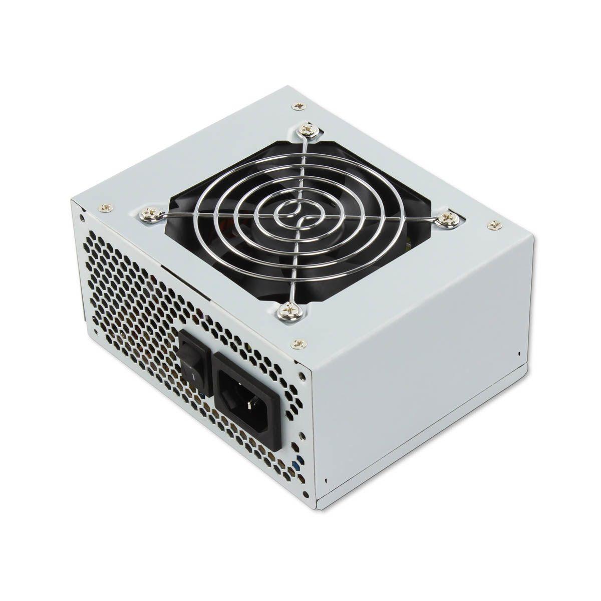Fonte de Alimentação TOOQ Ecopower II TQEP-500S-SFX (micro ATX - 500 W - Não modular - Prateado), miniatura 3