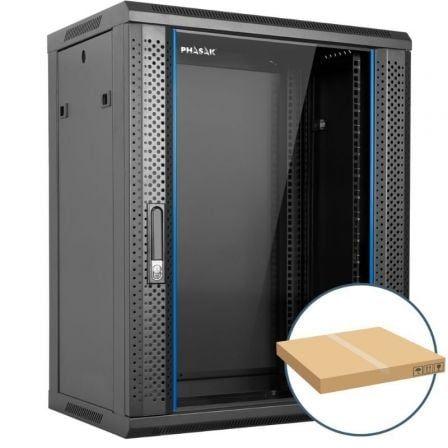 Armário Rack Mural PHASAK PHO 2216D (19" - 16U - 542 x 450 mm - Preto) — miniatura 3