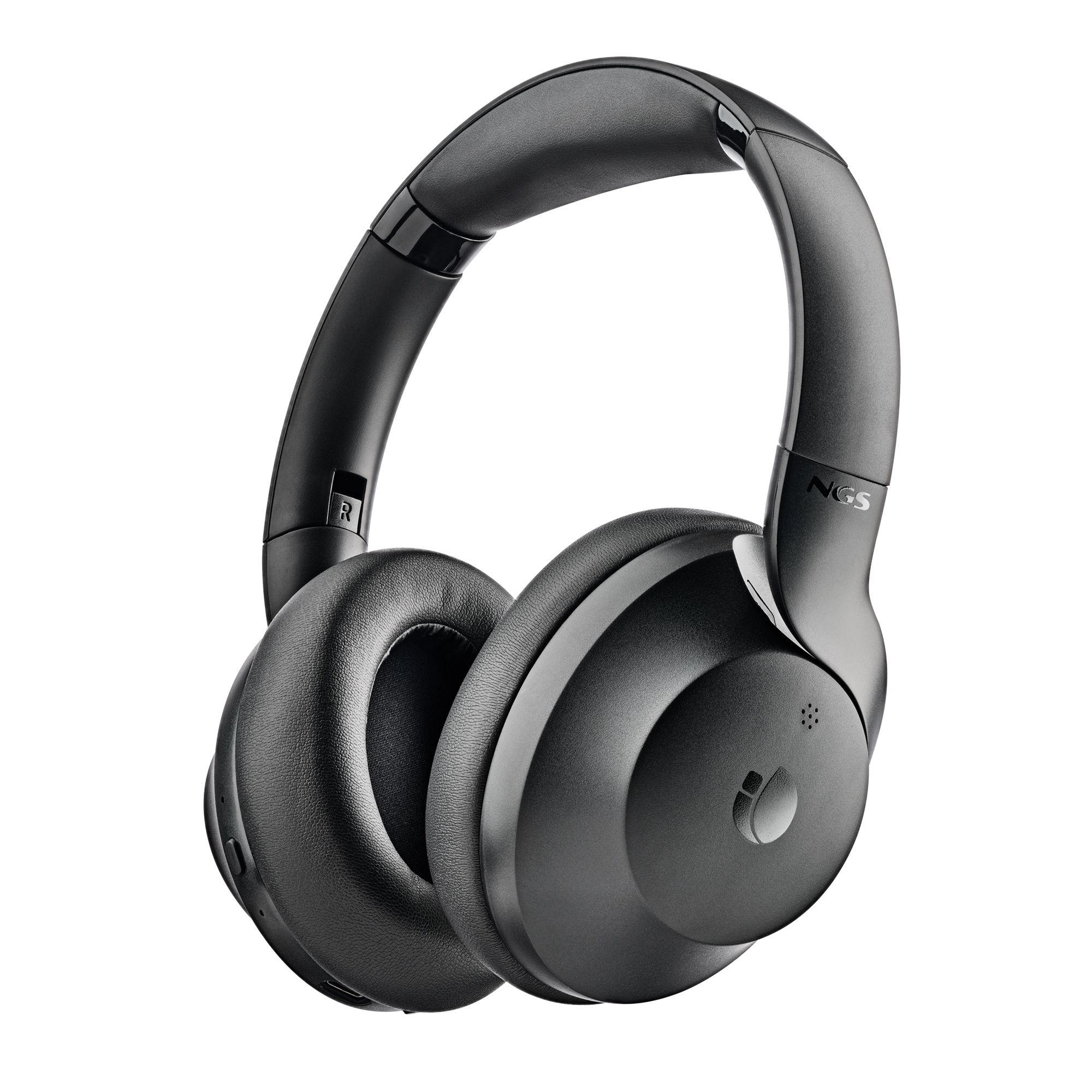 Auscultadores NGS ARTICA SHAKE (Binaural - Sem fios - Circum-aural - Preto)
