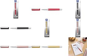 Caneta de Tinta Permanente STAEDTLER triplus 474 F02-3 (Vermelho)