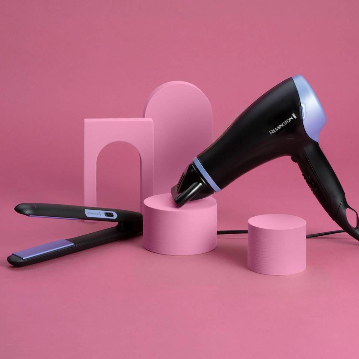 Conjunto Secador e Alisador de Cabelo REMINGTON D3016GP (Cerâmica - 266 x 233 mm - Preto) — miniatura 4