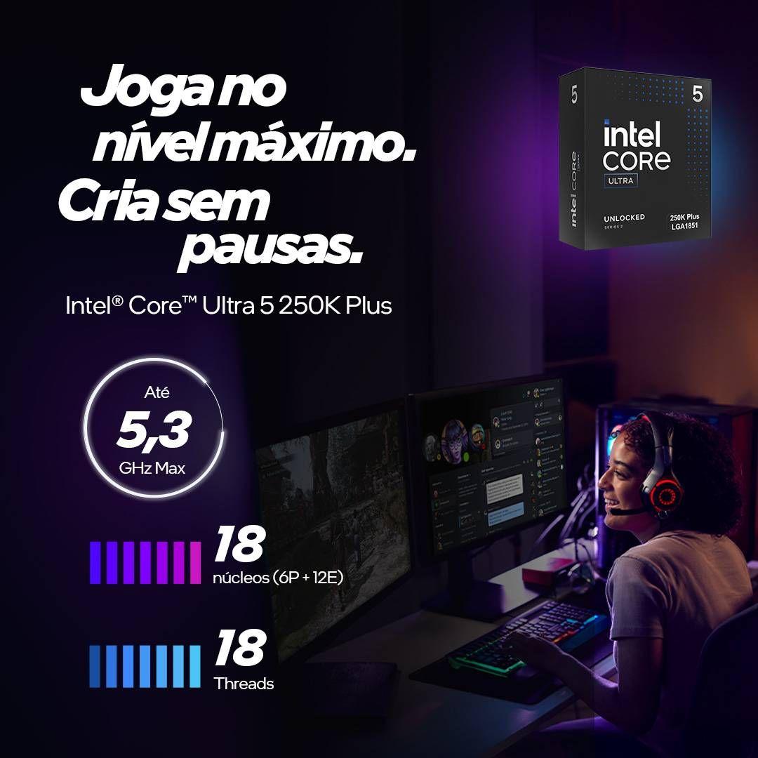 Processador INTEL Core Ultra 5 250K Plus (LGA 1851 - 18 núcleos - 4,2 GHz) — miniatura 3