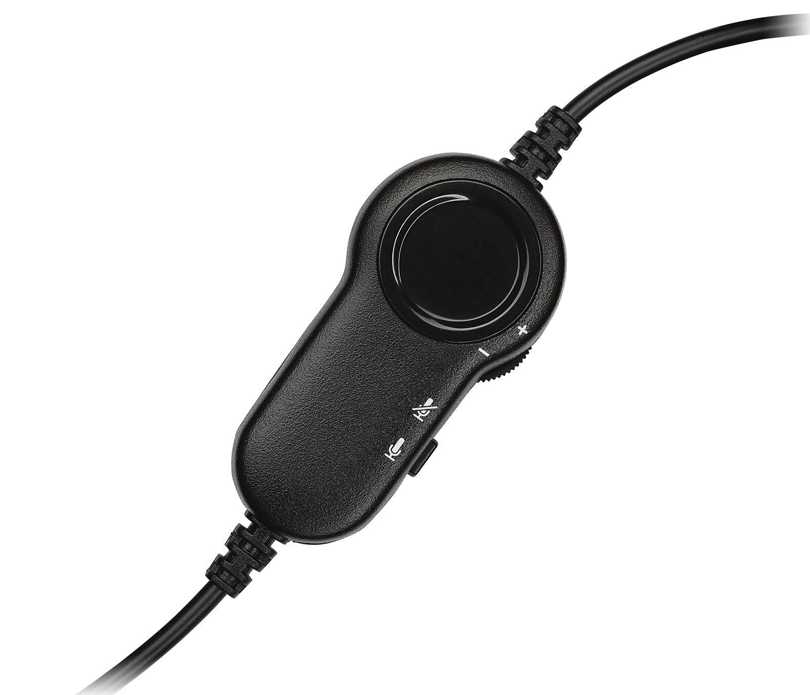 Headset LOGITECH H151 (Binaural - Com fios - Supra-aural - Preto)