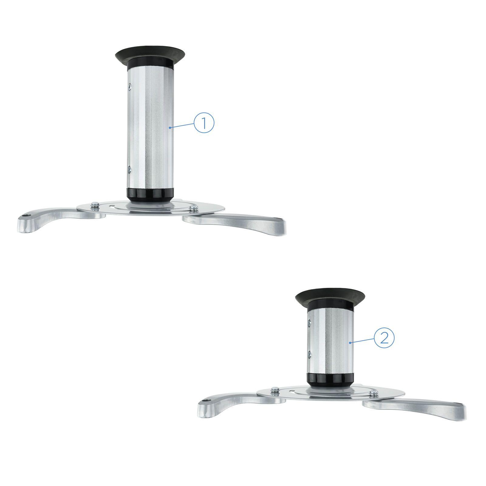 Suporte de Teto para Projetor TOOQ PJ1010TN-S (10 kg - Teto - -15-15° - Prateado), miniatura 3