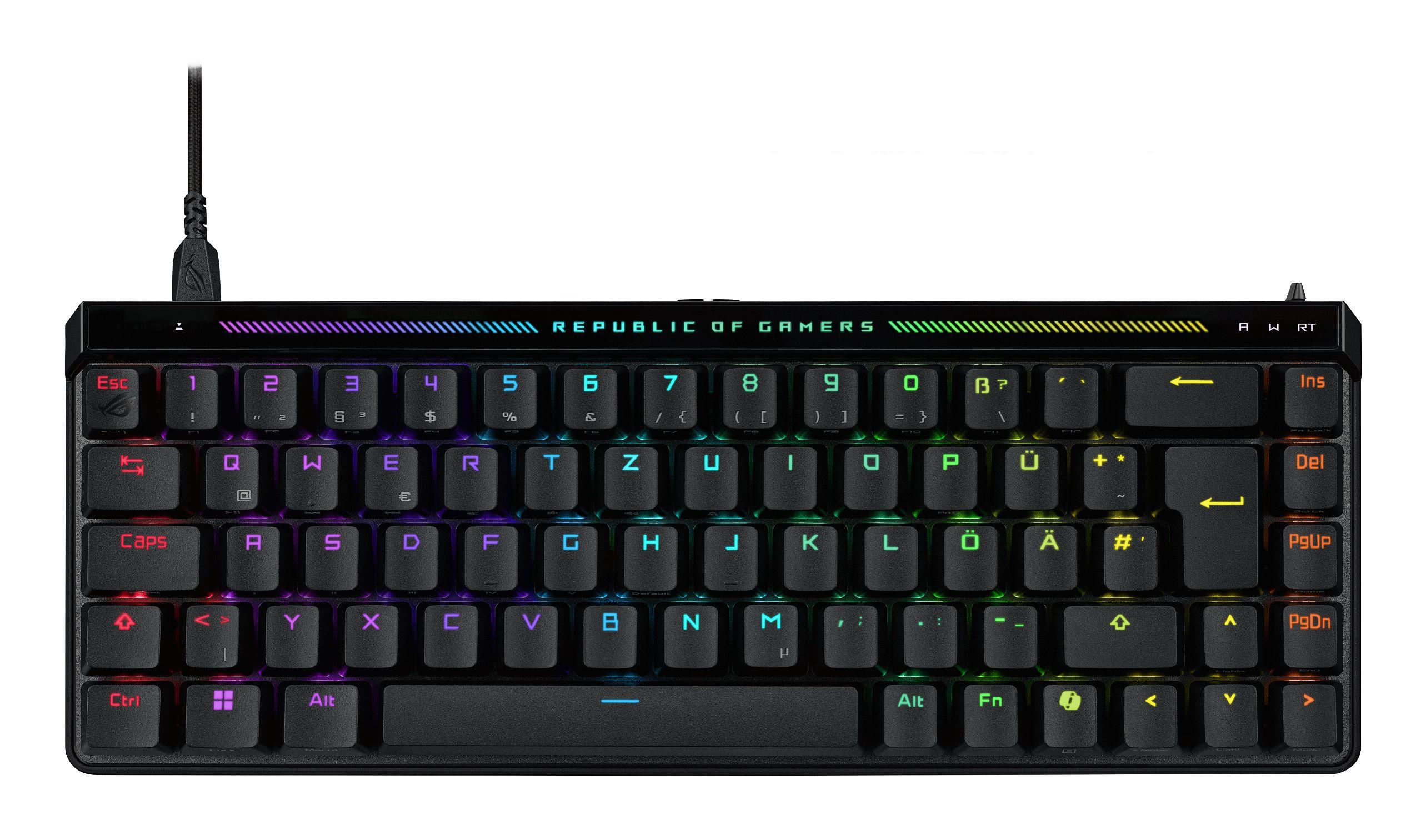 Teclado ASUS ROG Falchion Ace HFX (Alemão - Magnetic-mechanical key switch - 65% - Preto), miniatura 11