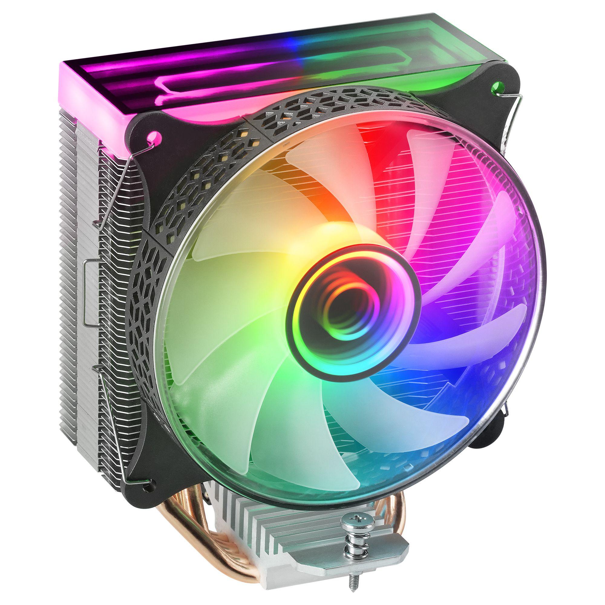 Dissipador de CPU MARS GAMING MCPU-VR (12 cm - 1 unidade - 1600 RPM - Preto)