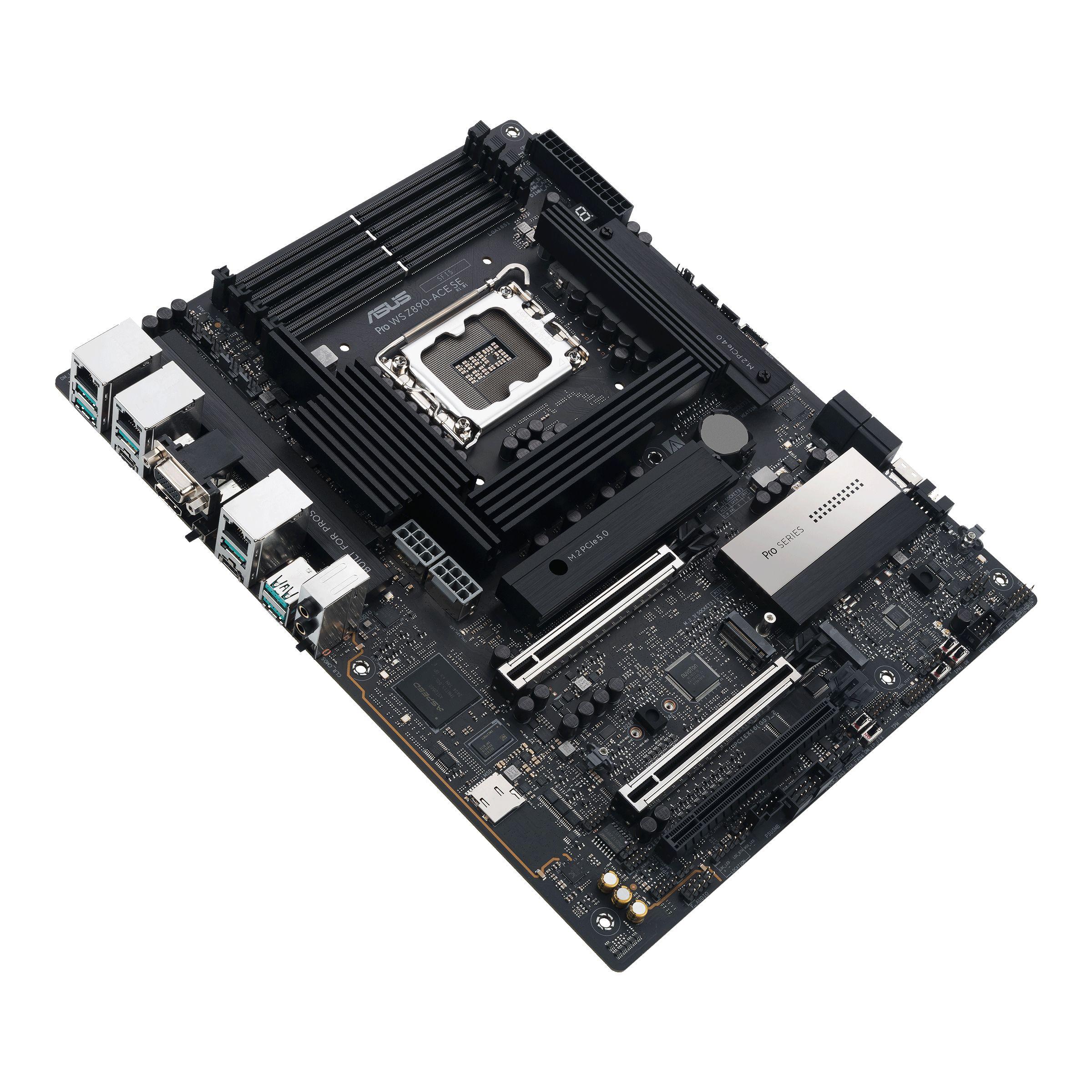 Motherboard ASUS PRO WS Z890-ACE SE (LGA 1851 (Socket V1) - Intel Core Ultra Série 2 - ATX - Preto), miniatura 7