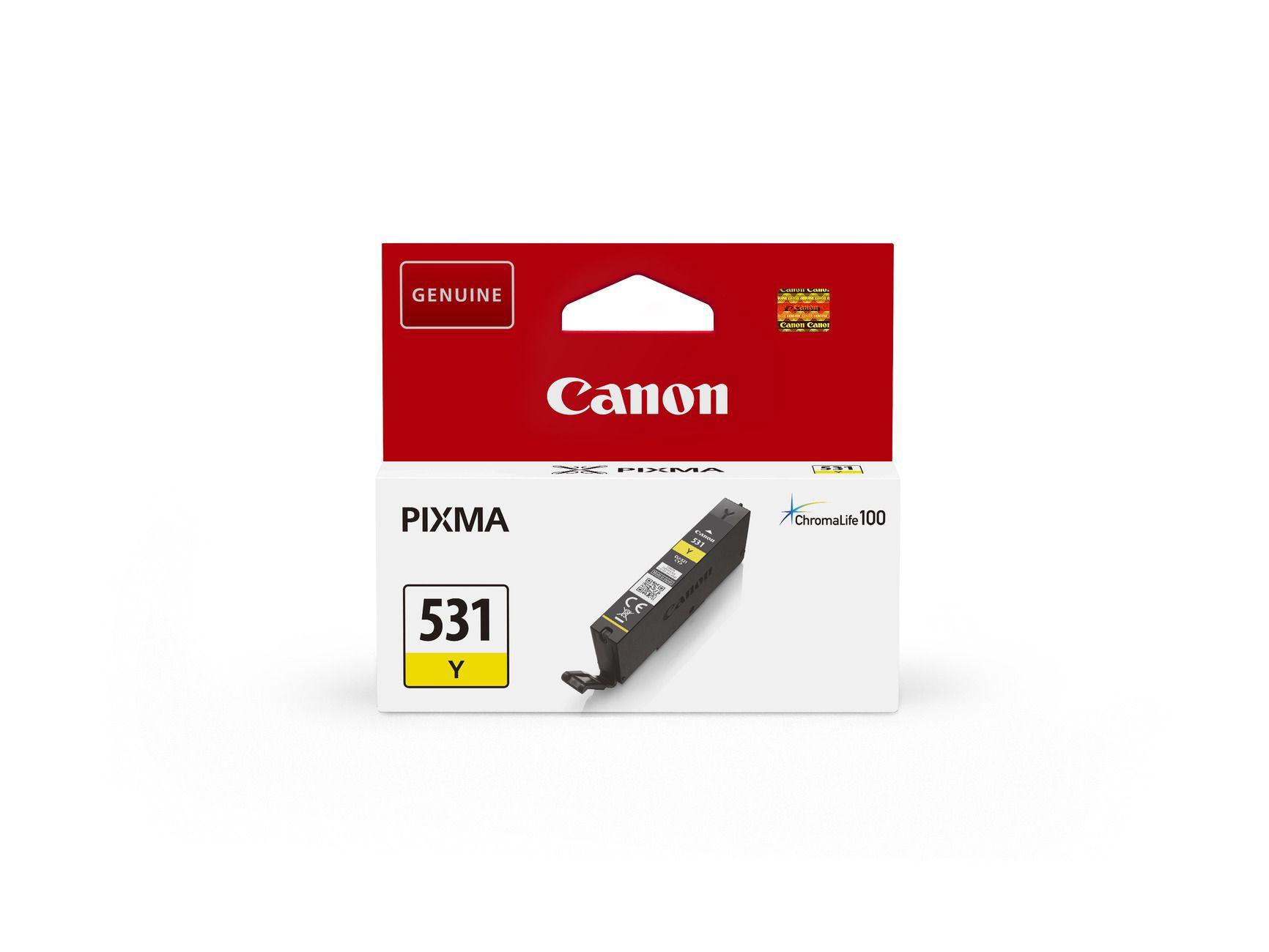 Tinteiro CANON CLI-531Y (515 páginas - Amarelo), miniatura 2