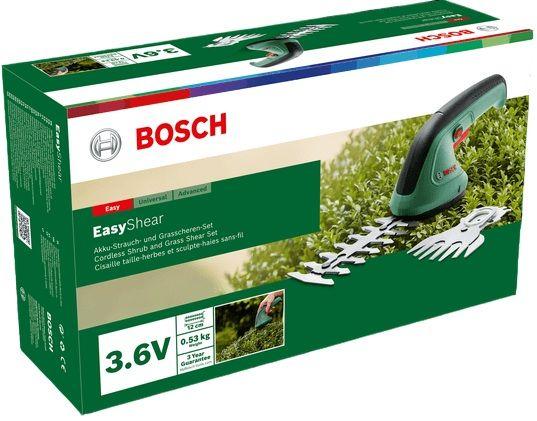Tesoura de Arbustos e Relva BOSCH EasyShear (3,6 V - 1,5 Ah - Preto e Verde) — miniatura 4