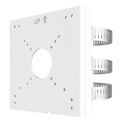 Suporte de Poste para Câmaras Bullet UNIVIEW UV-TR-UP06-C-IN (67–127 mm - Branco)
