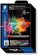 Marcadores de Ponta Pincel STAEDTLER 60ST (Plástico reciclado - Multicor)