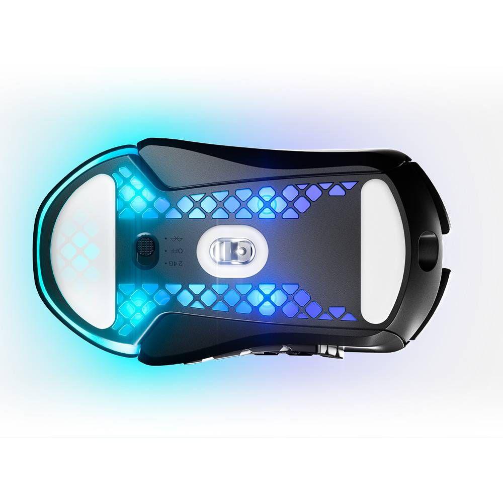 Rato STEELSERIES Aerox 9 Wireless (Ambidestro - 18000 DPI - Ótico - Preto) — miniatura 5