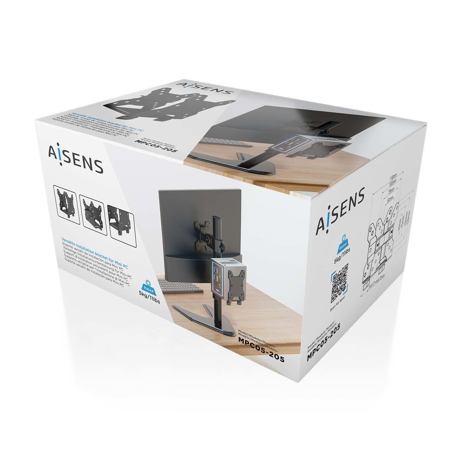 Suporte para Mini PC AISENS MPC05-205 (Preto) — miniatura 8