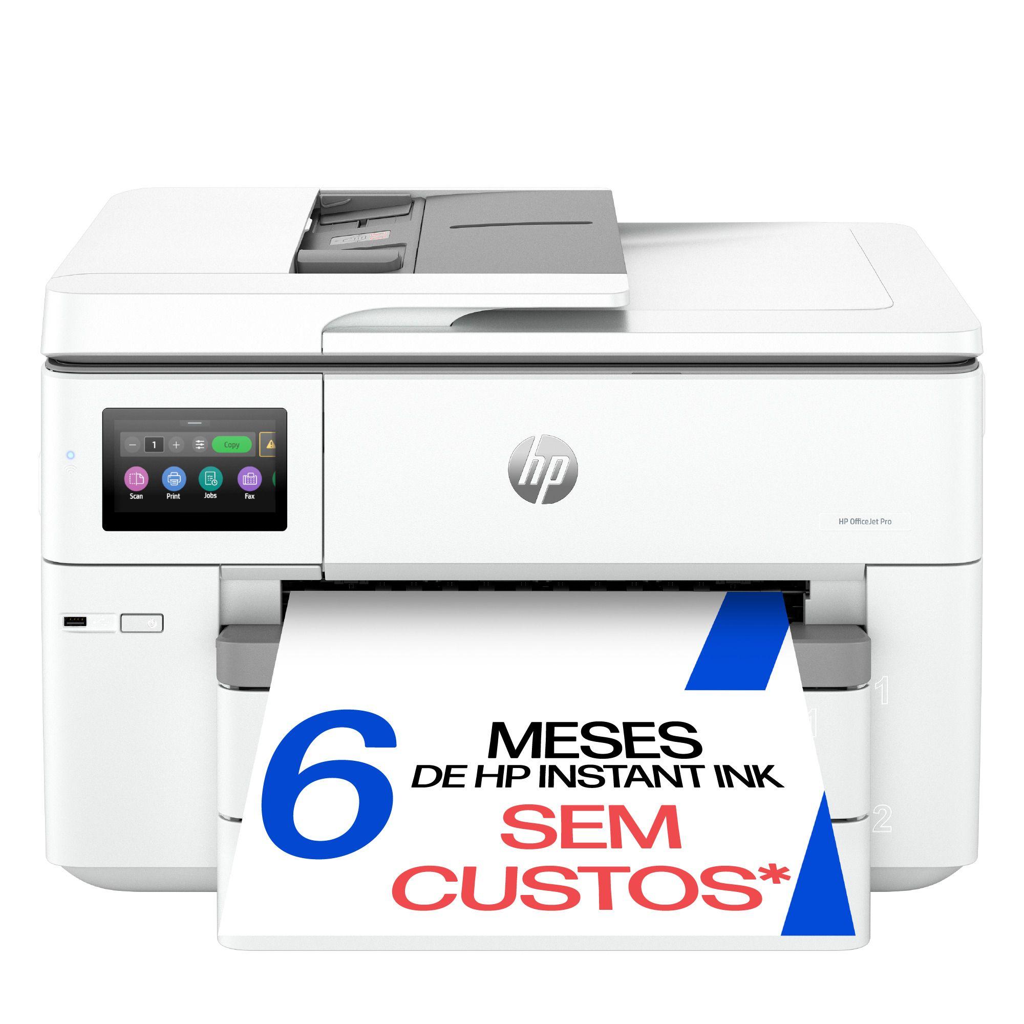 Impressora Multifunções HP OfficeJet Pro 9730e (A3 - Impressão a cores - 500 folhas - Cinzento), miniatura 2