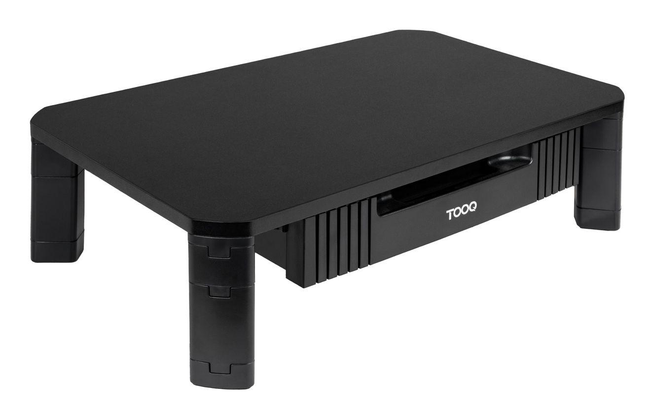Suporte Elevatório de Monitor TOOQ TQMMPD02 (20 kg - Secretária - Preto)