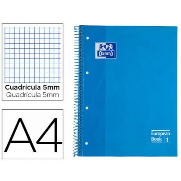 Caderno Espiral OXFORD Europeanbook 1 (Turquesa), miniatura 2