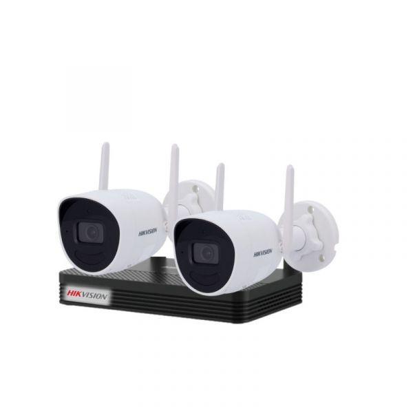 Kit de Videovigilância HIKVISION DS-J142I/NKS424W0H (2 câmaras bullet 4 Mpx - NVR 4 canais - Wi-Fi), miniatura 2