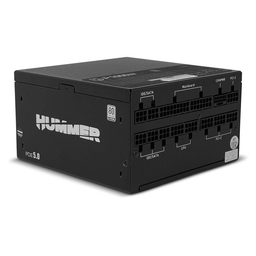 Fonte de Alimentação NOX Hummer P1000W (ATX - 1000 W - 80 PLUS Platinum - Preto), miniatura 2