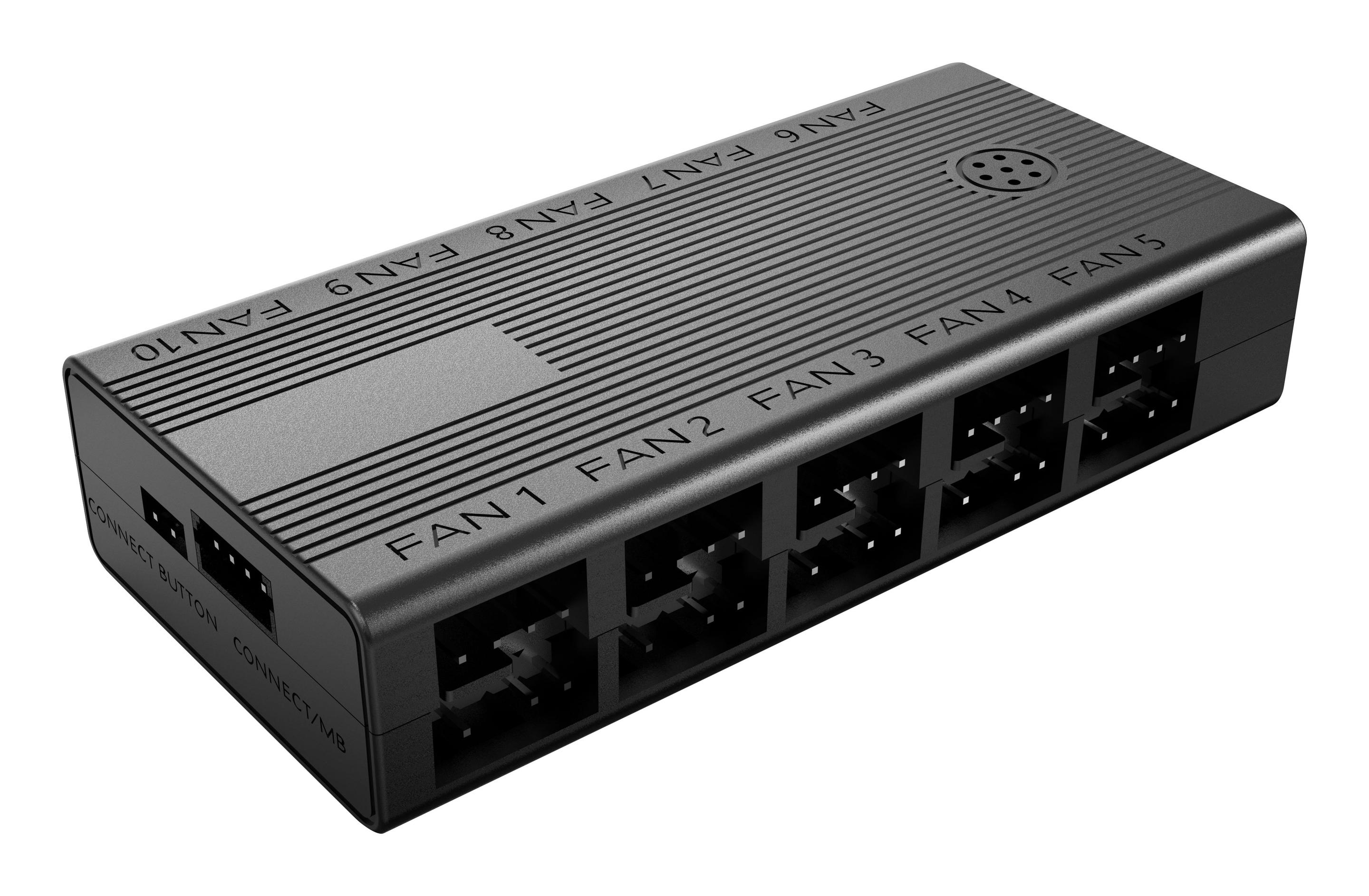 Hub de Controlo de Ventoinhas e ARGB MARS GAMING MF-HUB (Preto) — miniatura 3