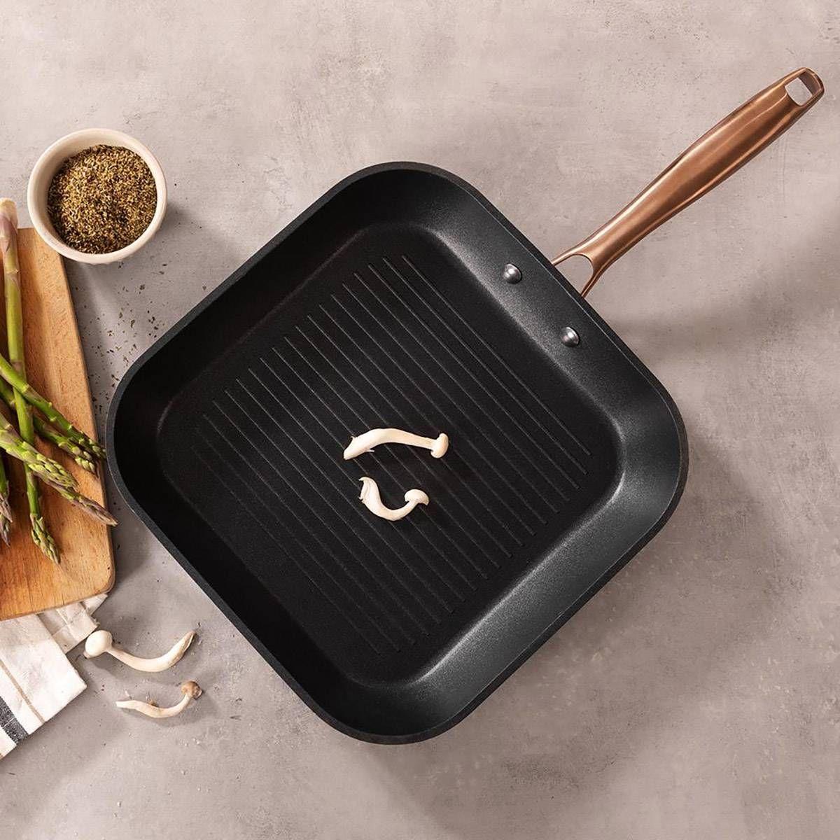 Frigideira Grill CECOTEC Polka Fantasy Golden (Alumínio forjado - 28 cm - Preto), miniatura 3