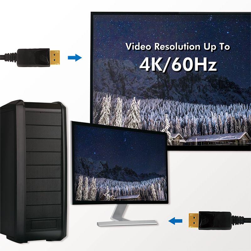 Cabo DisplayPort LOGILINK CD0100 (1 m - Preto) — miniatura 4