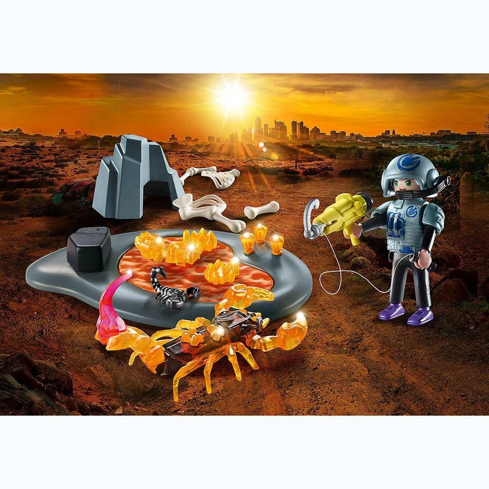 Conjunto de Construção PLAYMOBIL 70909 Inicial: Luta Contra o Escorpião de Fogo (Dino Rise - 5 a 10 anos - Multicor), miniatura 3