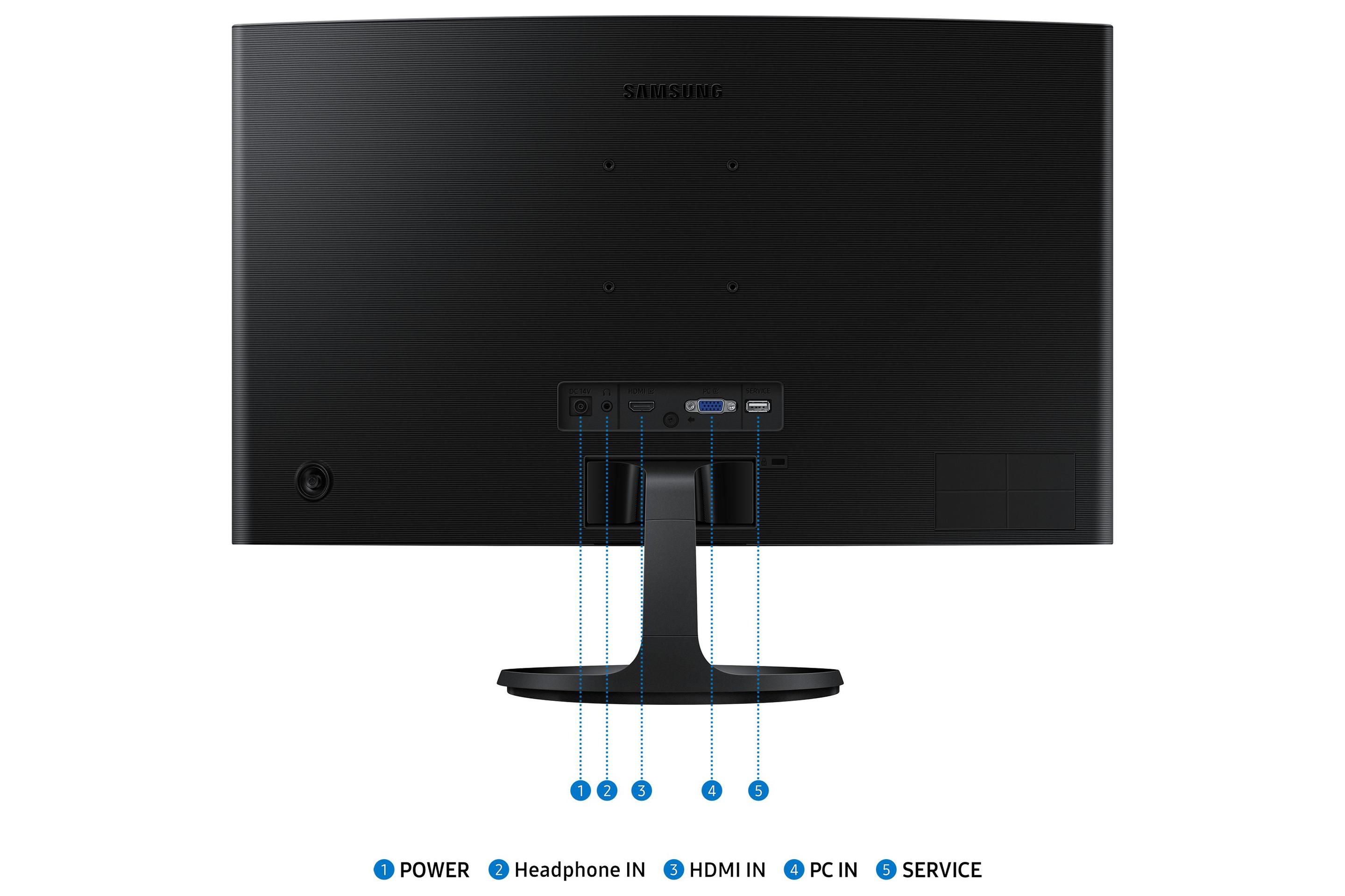 Monitor SAMSUNG Essential S3 S24D364GAU (24" - VA - 100 Hz - Preto) — miniatura 6